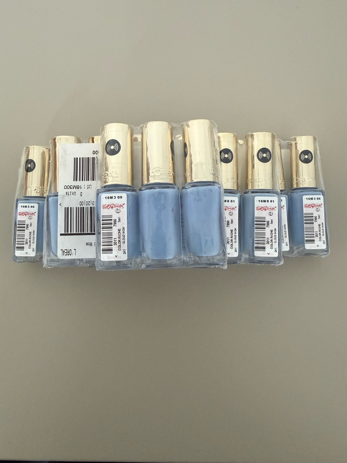 Loreal nail polish baby blue