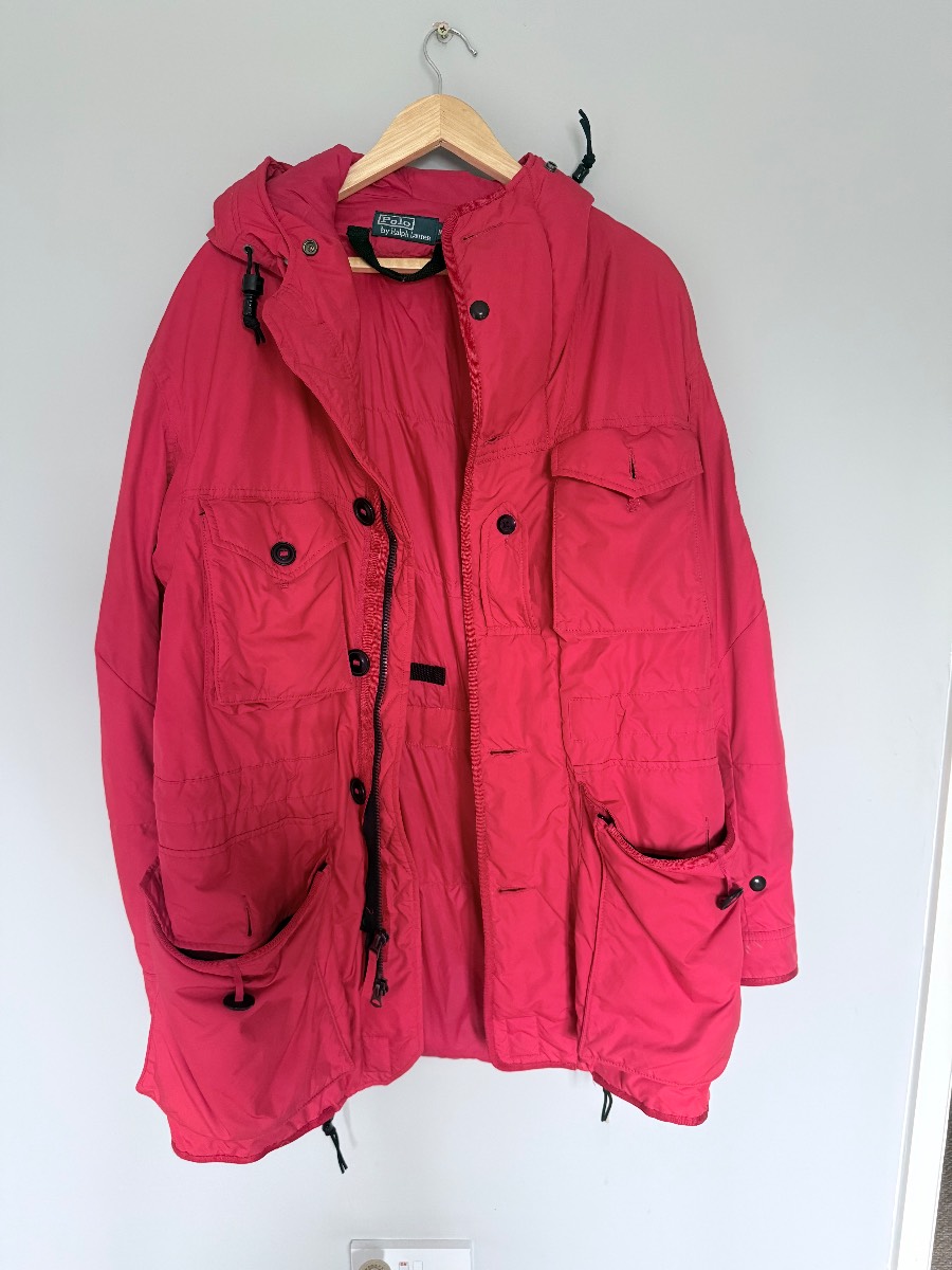 Ralph Lauren men’s coat red size medium with defects