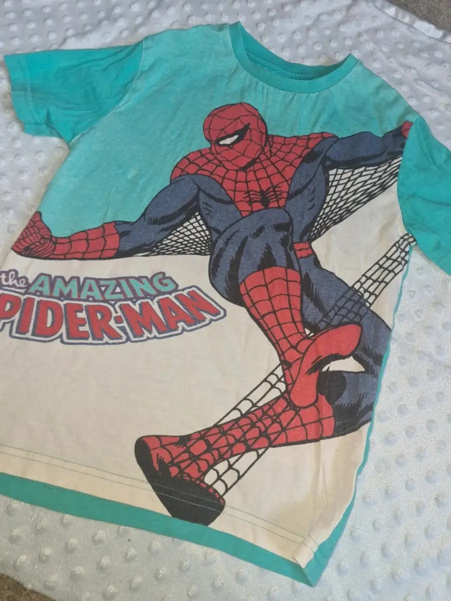 Boys spiderman short sleeve marvel top next 7yrs