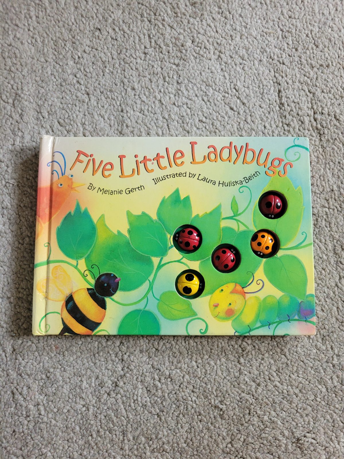 VGUC Five Little Ladybugs Book
