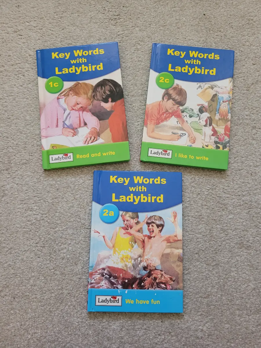 Vguc/Guc Key Words with Ladybird, Read & Write Books x 3