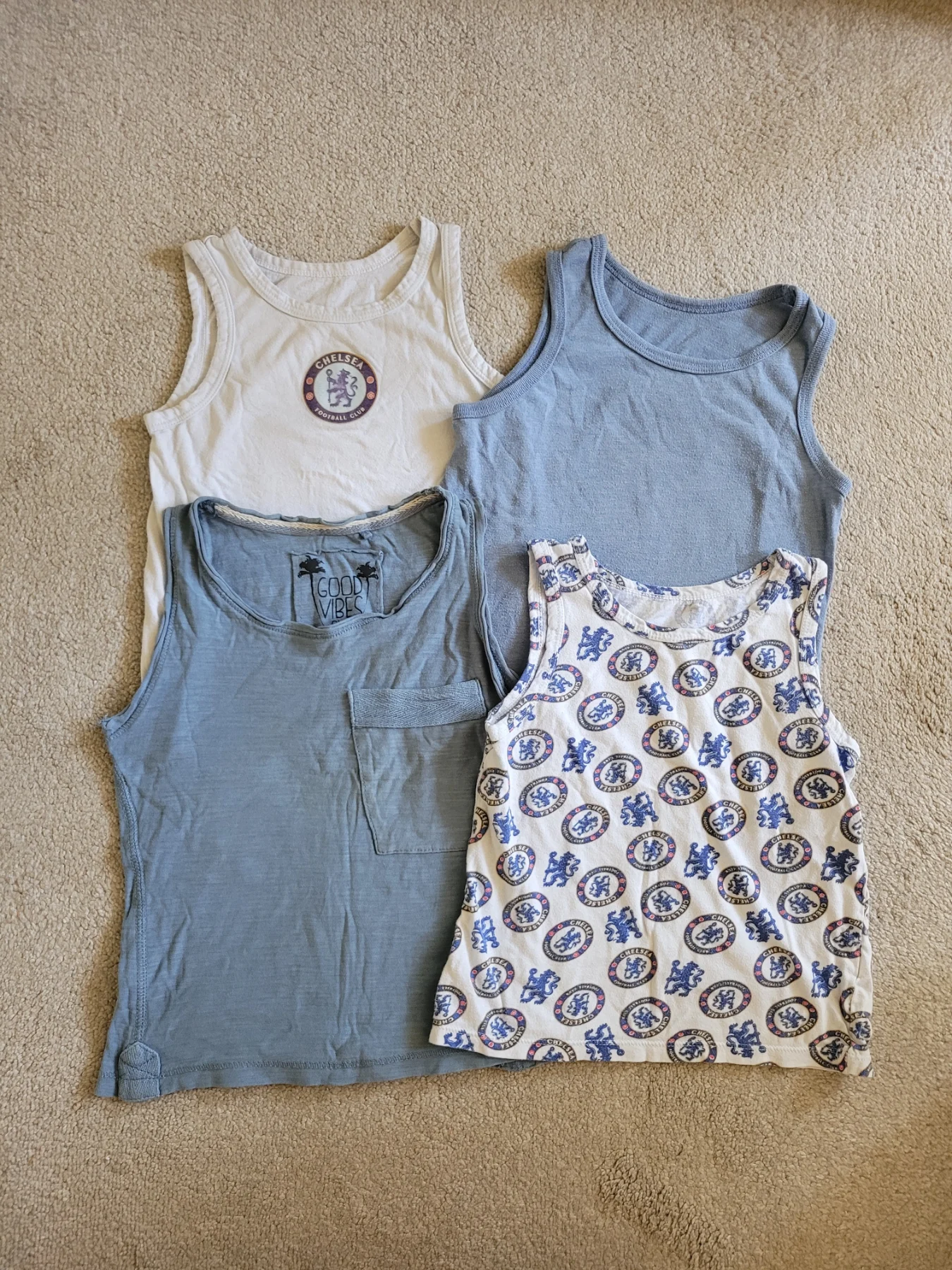 Bundle of Sleeveless tops vests x 4 (Chelsea, Zara)