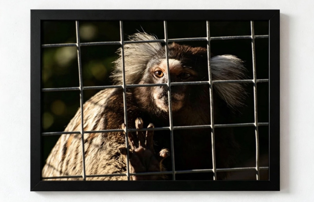 Framed Marmoset Wildlife Photography Print | Original PhotosByJess
