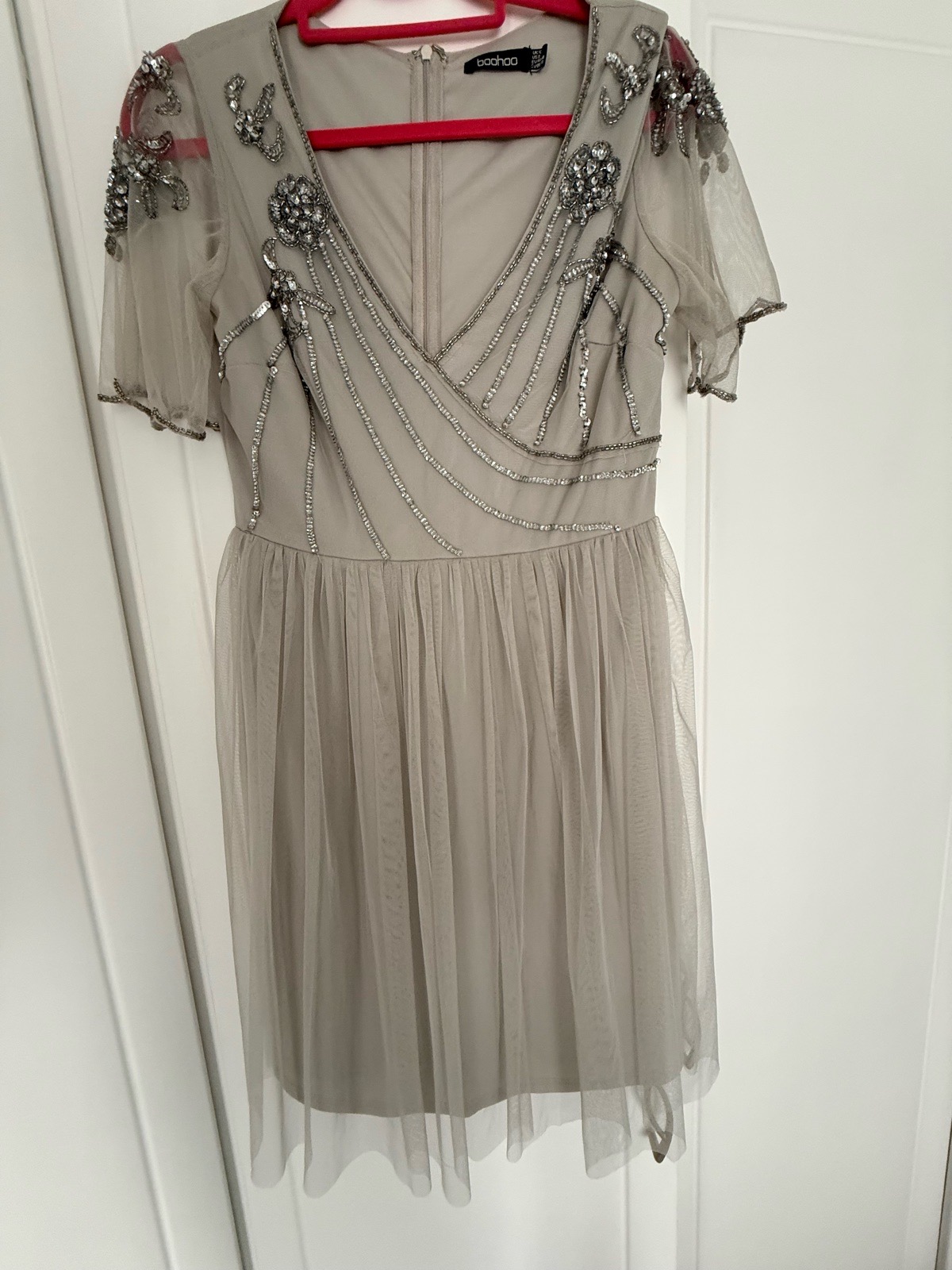 Boohoo grey dress
