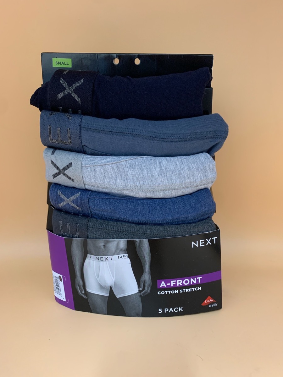 5 pack of Next A-Front Cotton Stretch with lasting comfort and fit