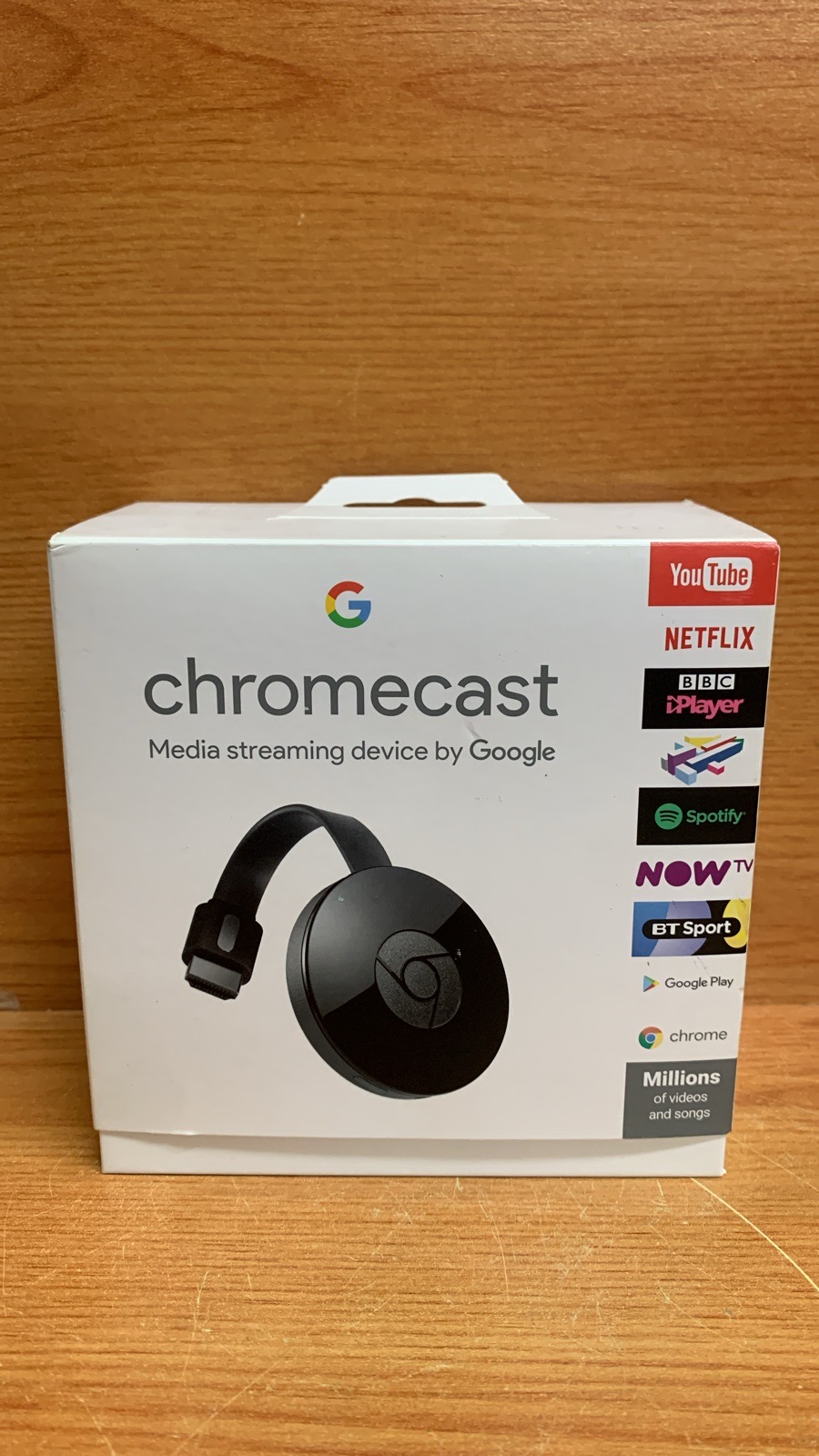 Google Chromecast (2nd Generation) Media Streaming HD NC2-6A5 Netflix