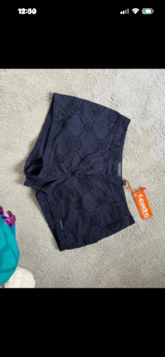 Superdry navy shorts