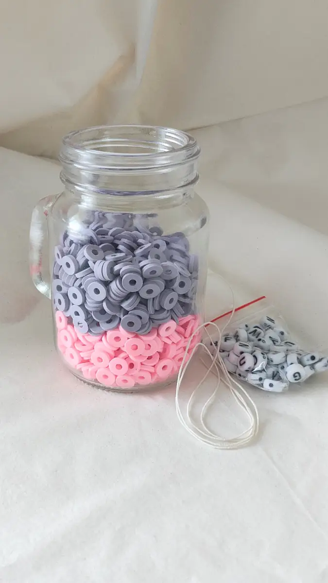 💗 Pink & Purple DIY Bracelet Making Bundle / Brand new / Giftable Craft Kit