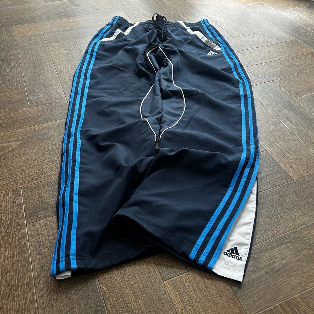 Y2K adidas trackpants triple triple blue W34 L32