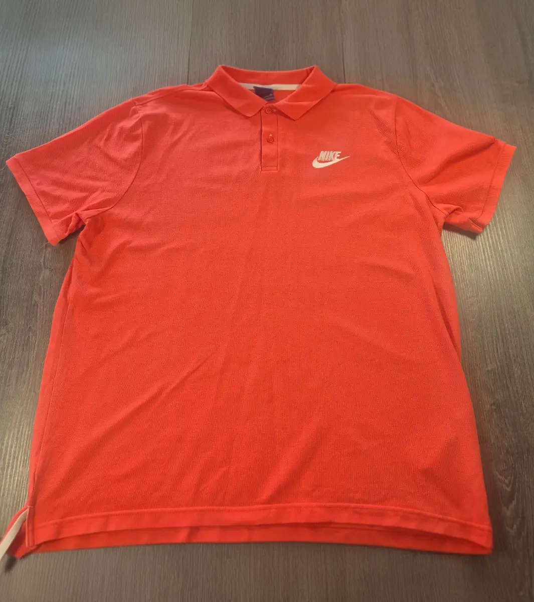 Men's Nike Cotton Standard Fit Polo Shirt - Orange - Size XXL 2XL