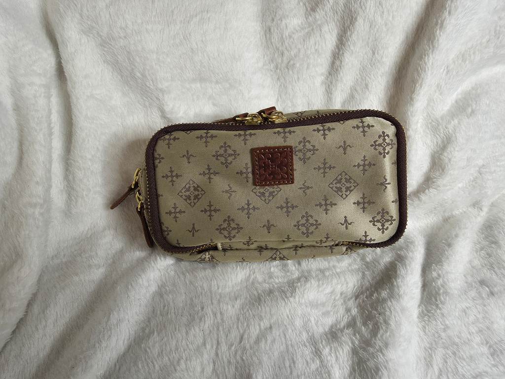 Russet House Monogram Organiser Purse / Travel Wallet