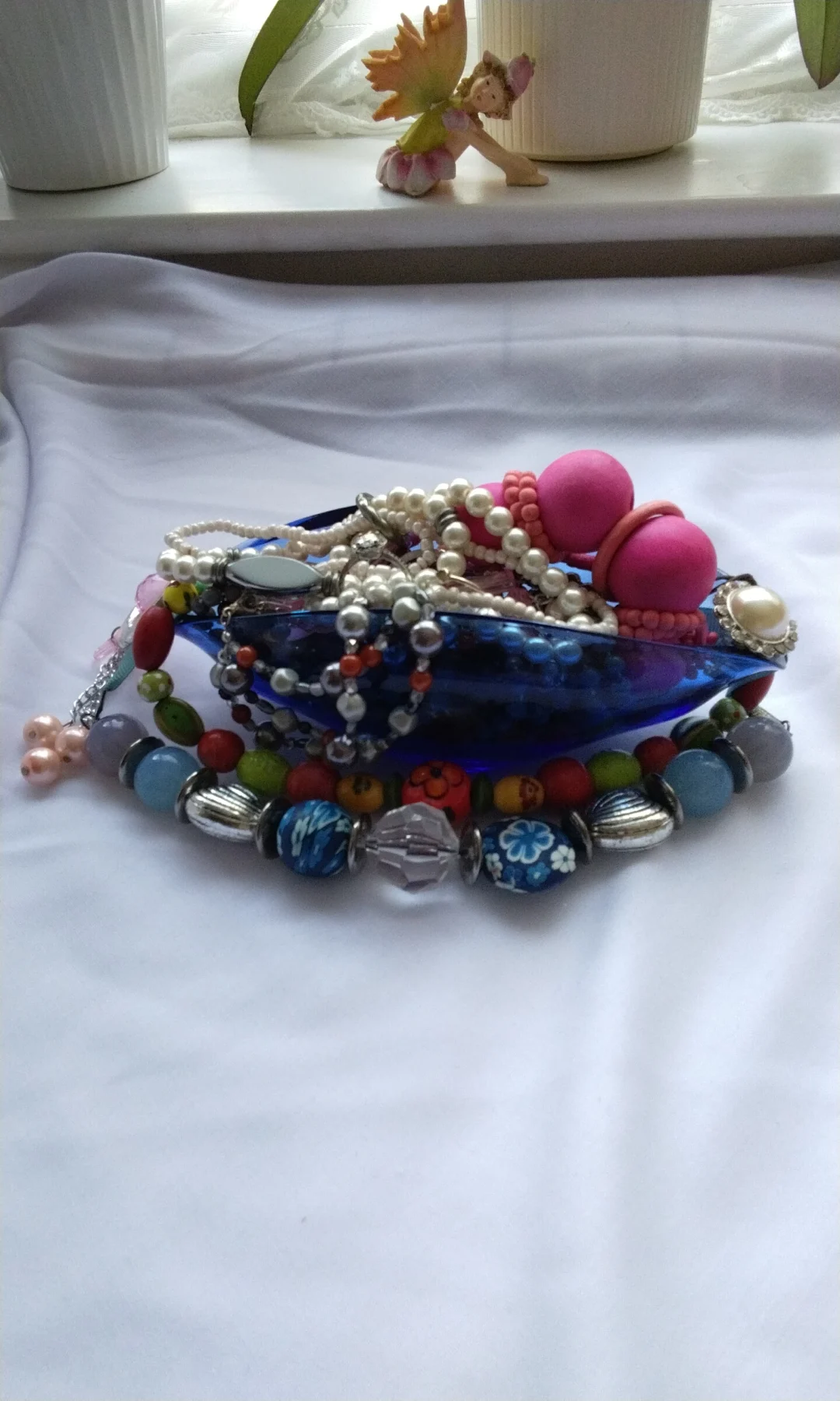 Preloved Bright Multi‑Colour & Pearl Fashion Jewelry Collection – Clean & Ready to Wear