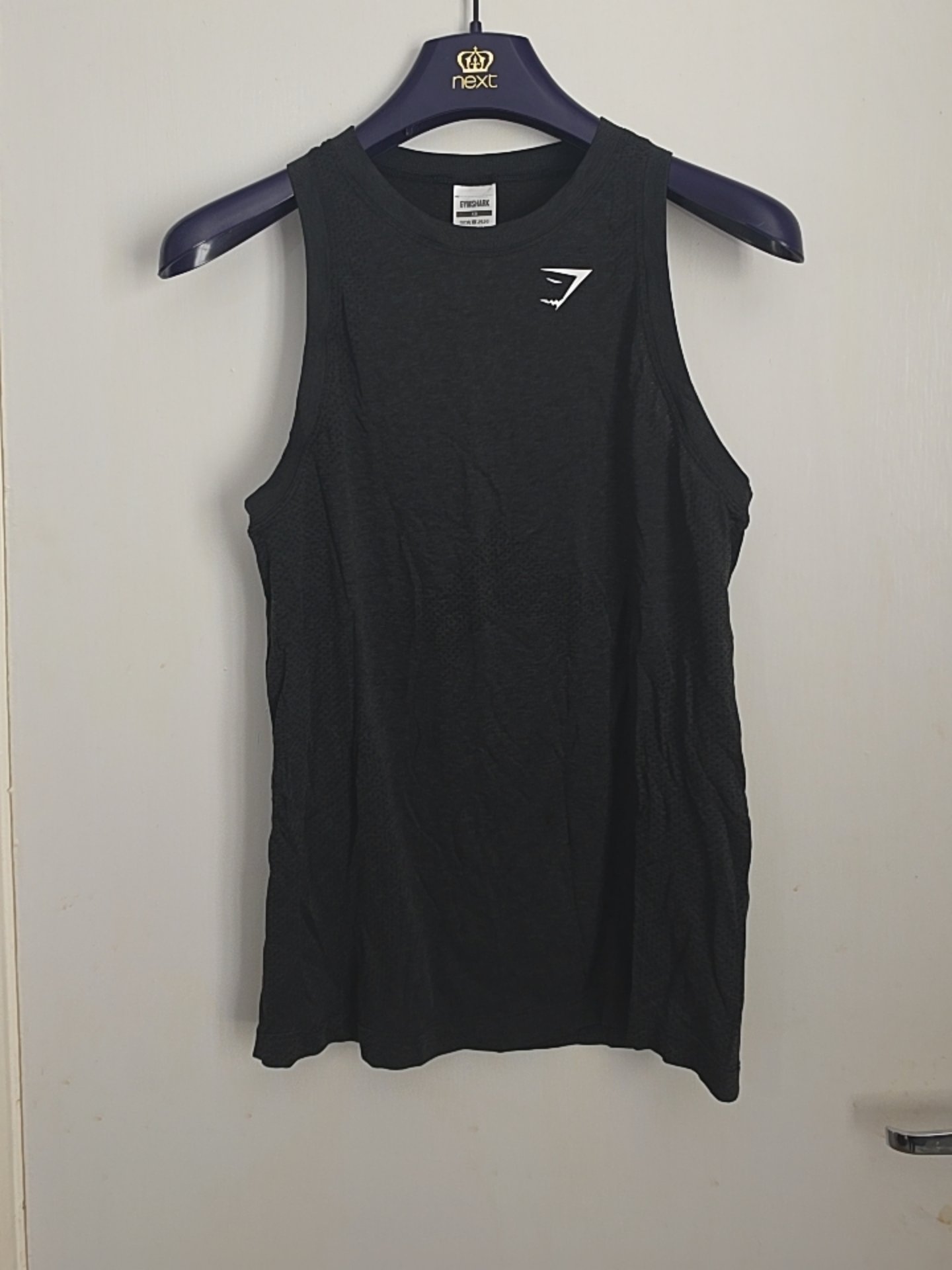 Gymshark womens black training tank top