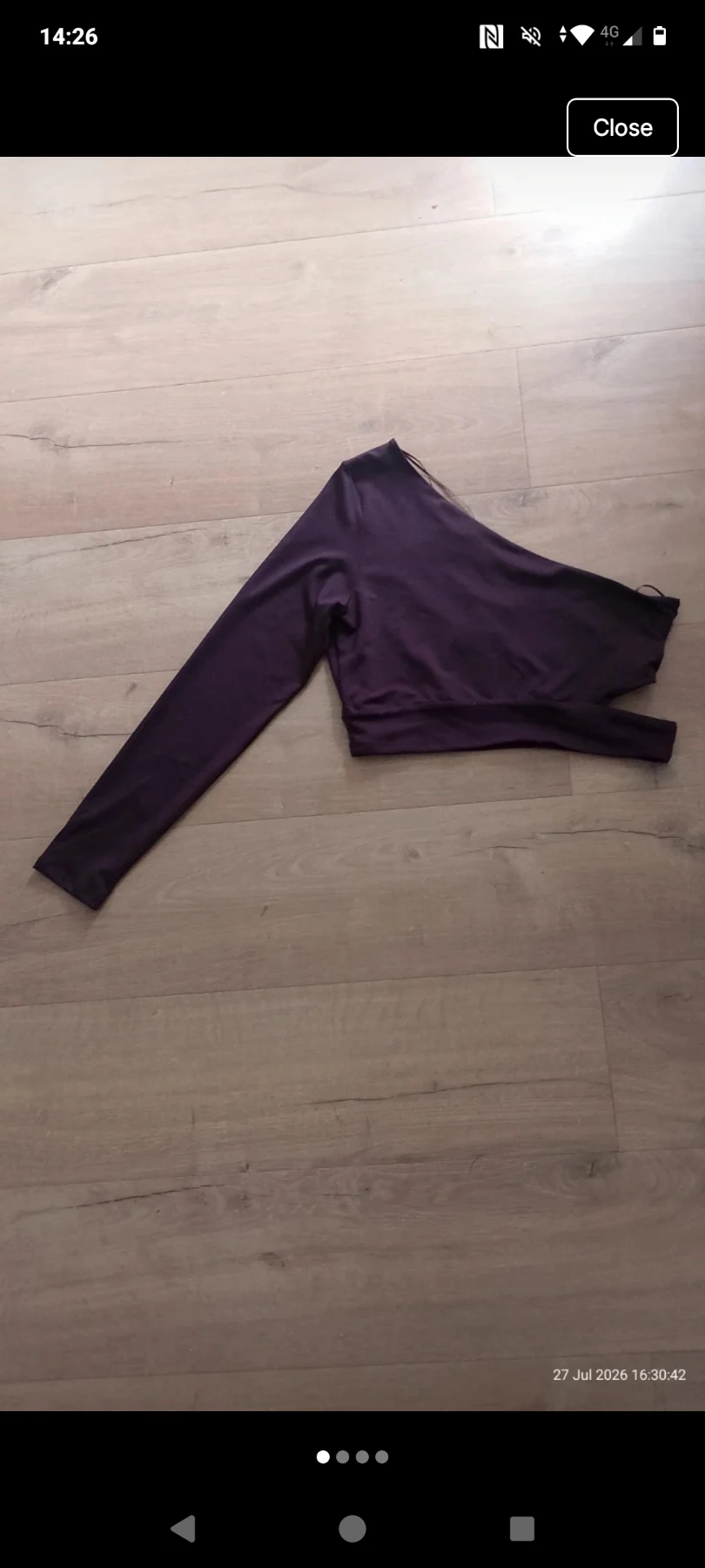 Womens new look brown top bnwt