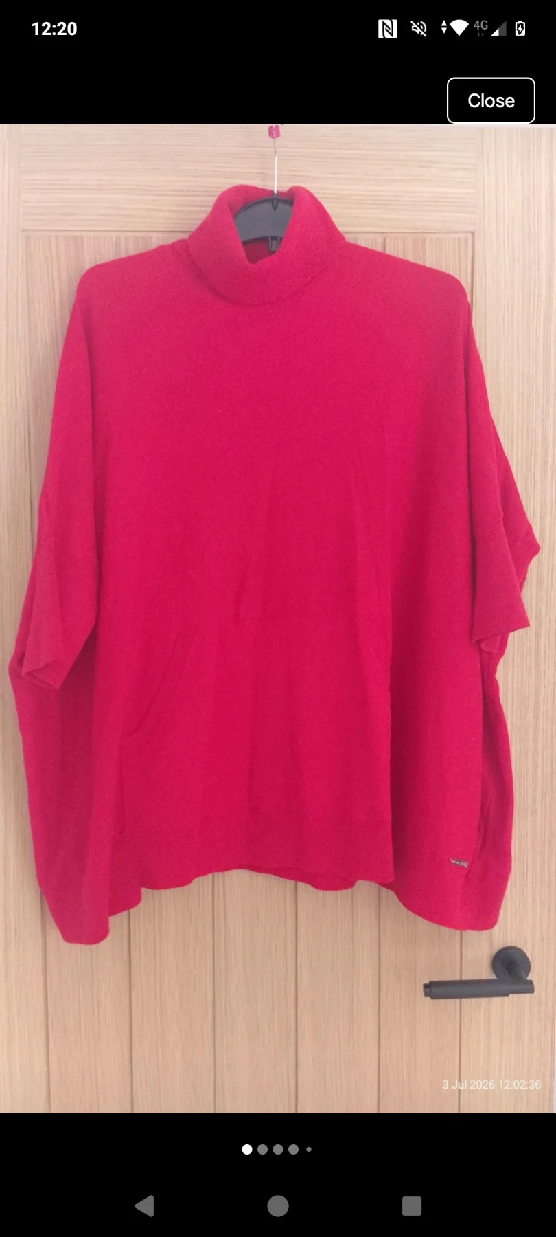 Womens Micheal kors red jumper size M