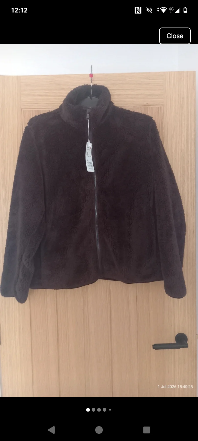 Womens brown fleece