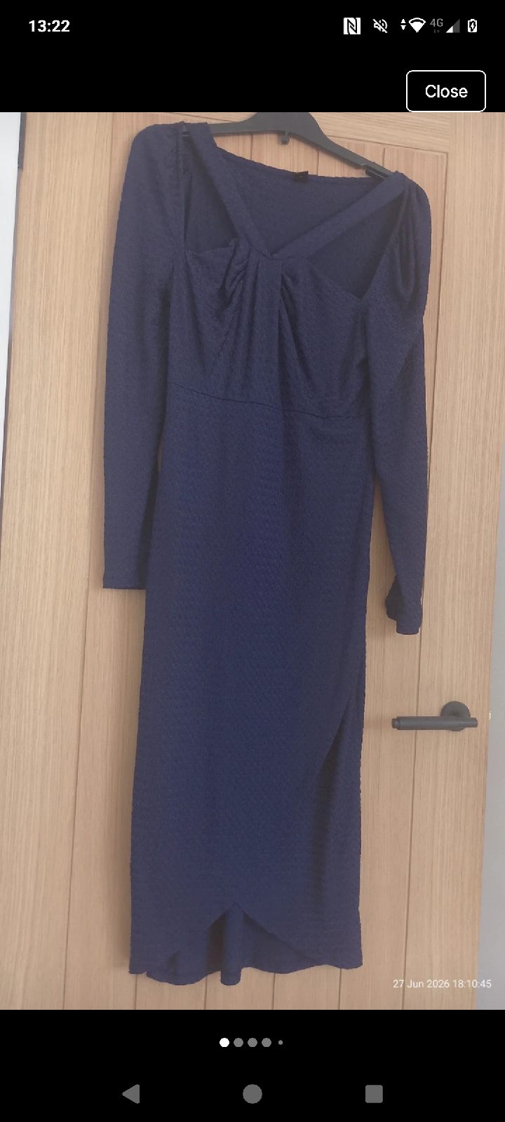 Womens shein navy dress bnwot size L