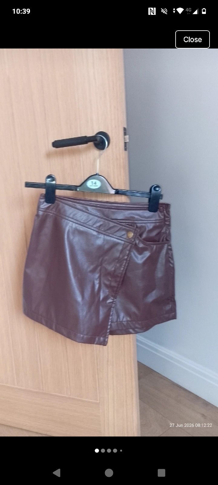 Womens brown size XS skort BNWOT