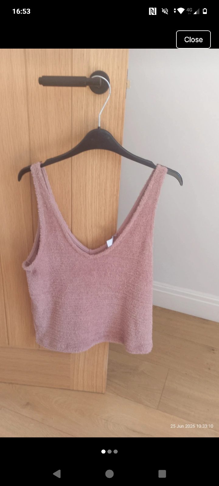 Womens new look teddy vest