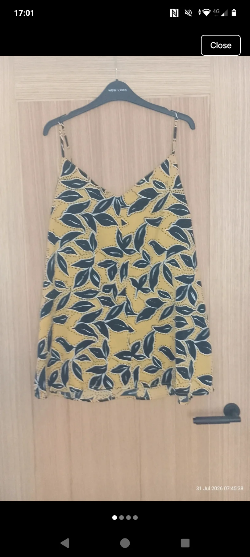Womens size 18 cami top pep&co
