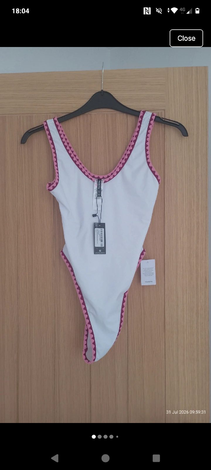 Womens prettylittlething swimming costume