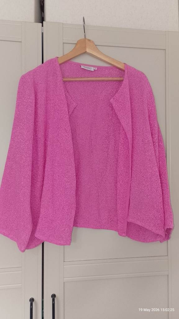 womens masai pink size M cardigan bnwot