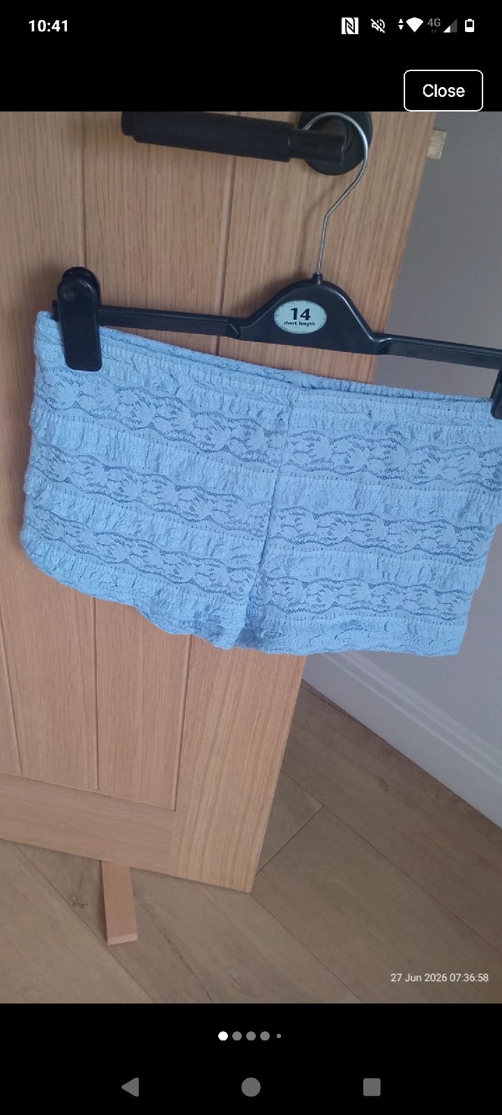 Womens size XS baby blue shorts