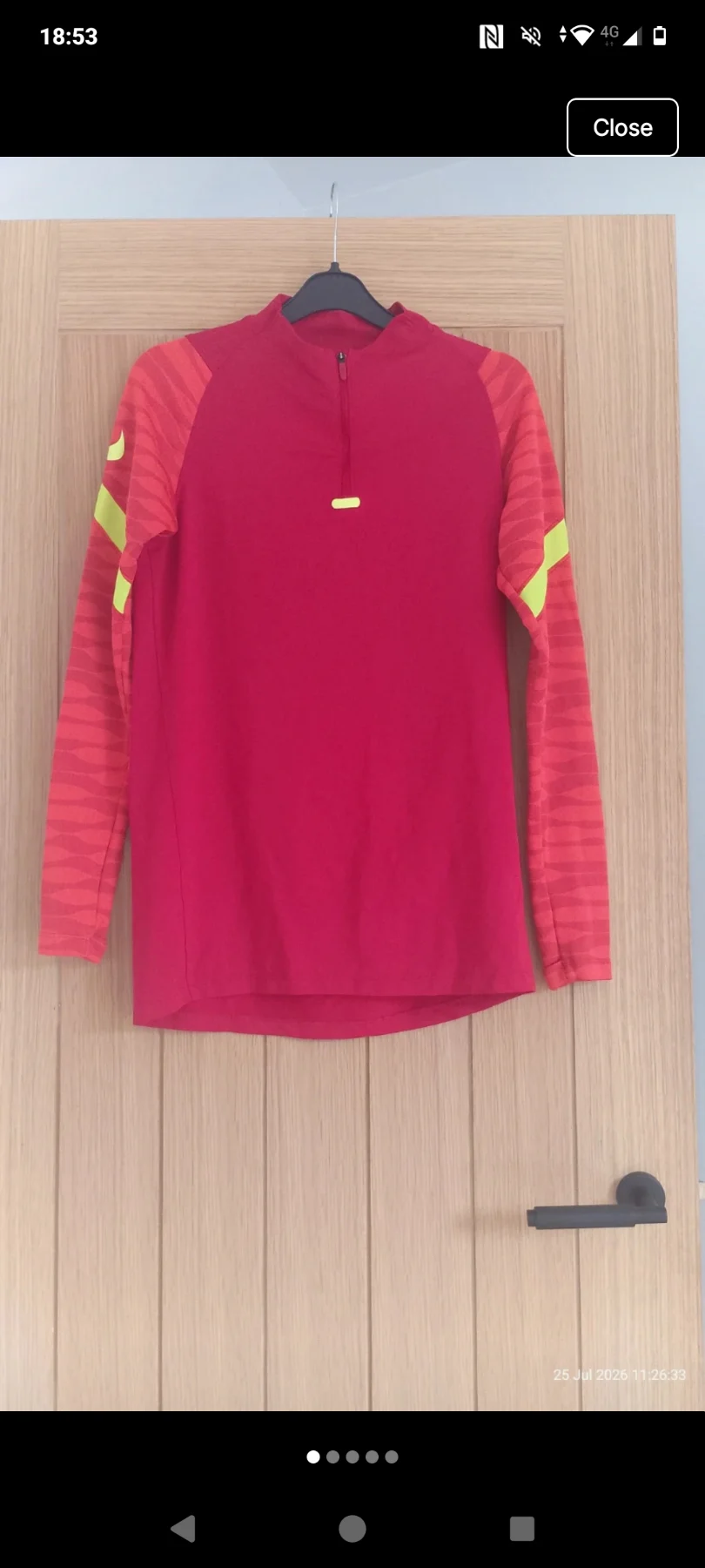 Mens nike preloved top