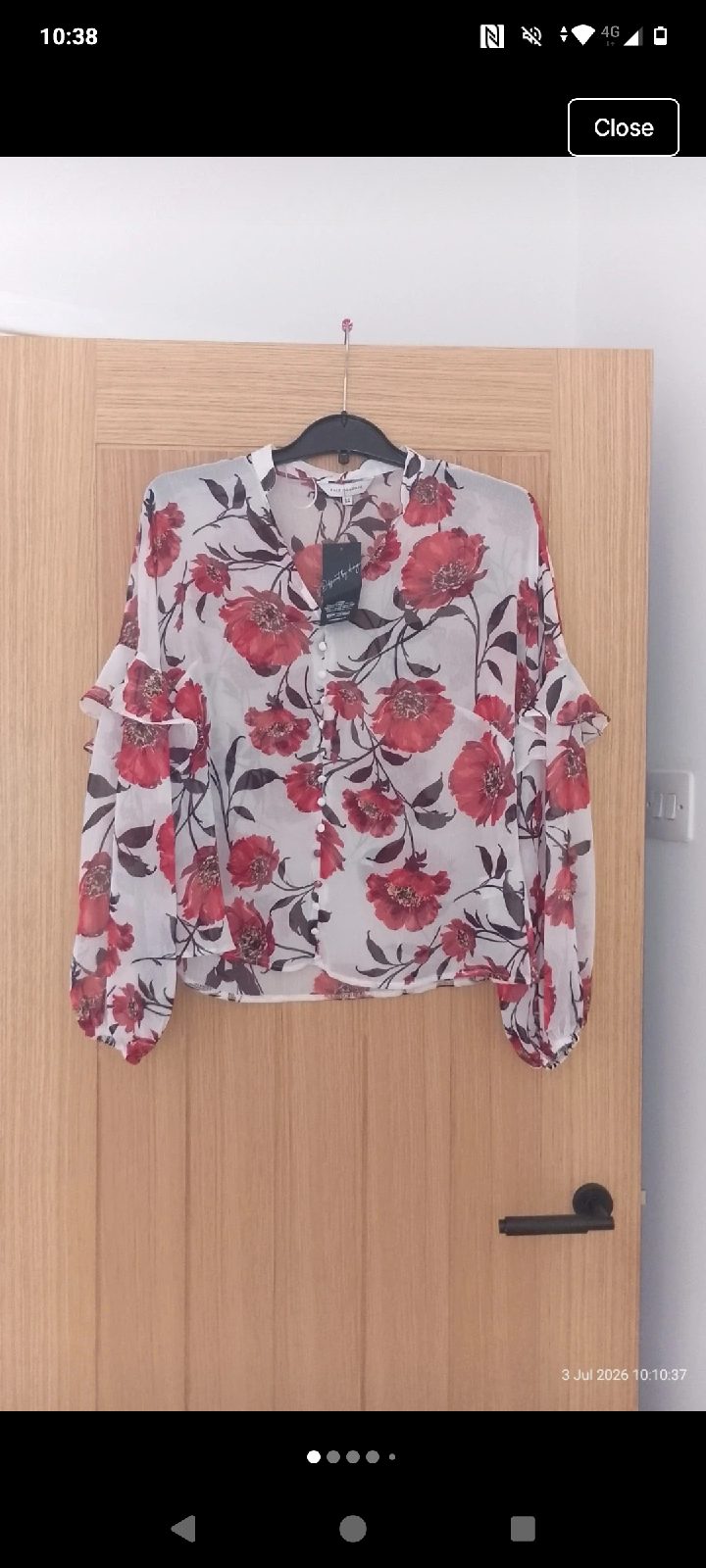 Womens size 12 kaleidoscope blouse bnwt