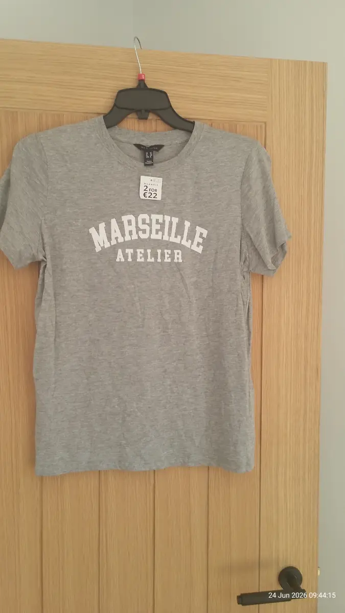 womens grey size 12 t shirt bnwt new look