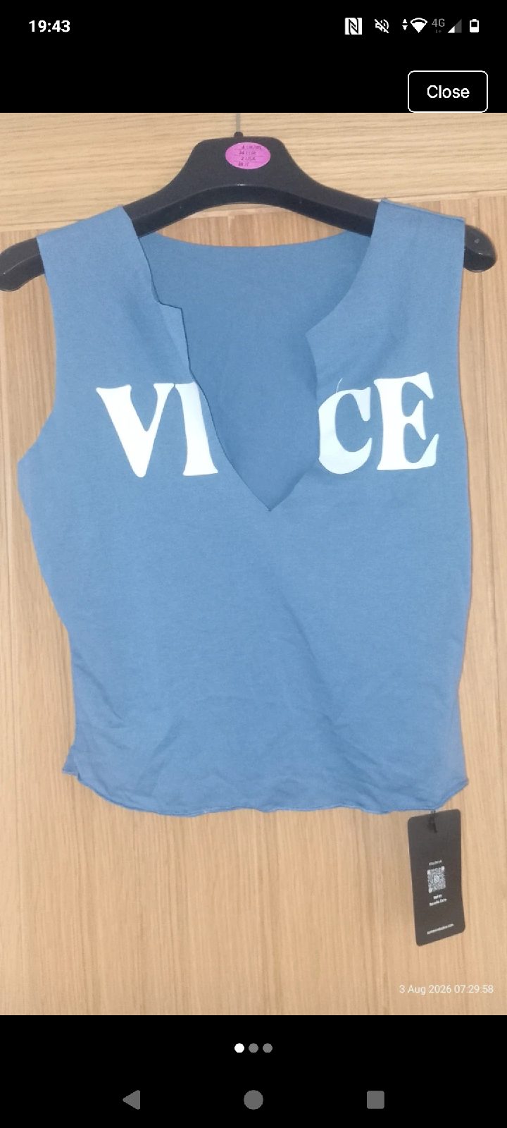 Womens vest top