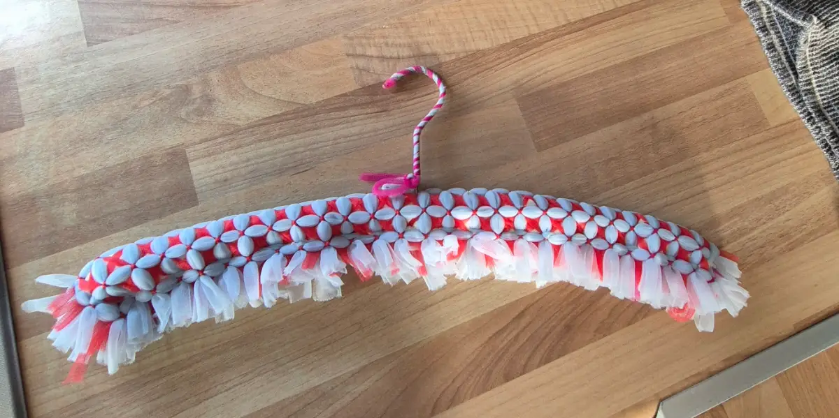 Vintage homemade hanger