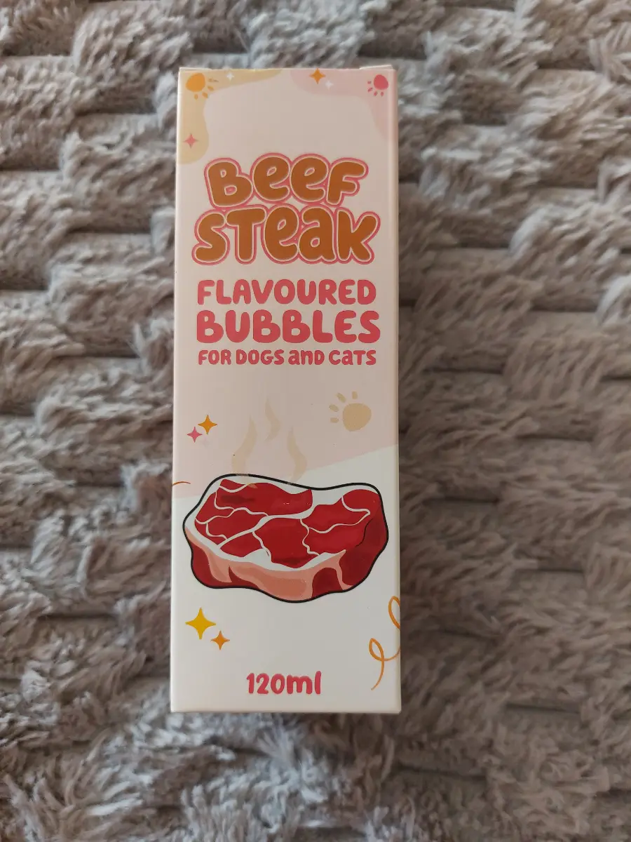 Yorkshire Pet Products Beef Steak Flavored Bubbles For Cats & Dogs 120ml