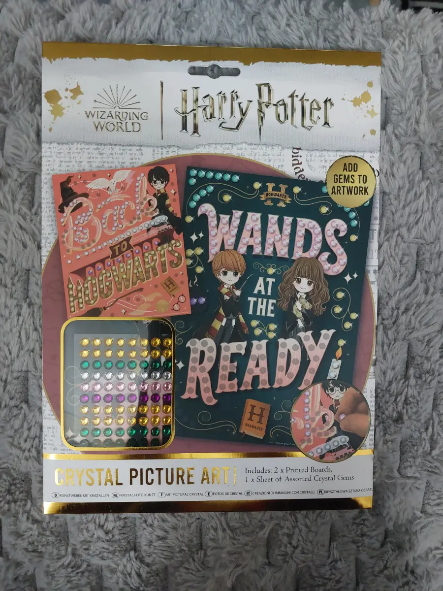 Wizarding World Harry Potter 2 Crystal Picture Art Set Brand New Sealed
