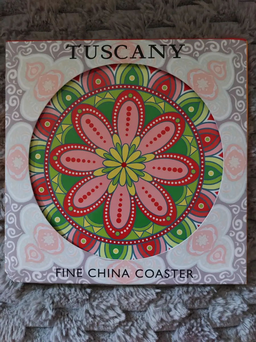 The Lesser & Pavey Tuscany Fine China Coasters are a stylish addition to any home, measuring 10cm x