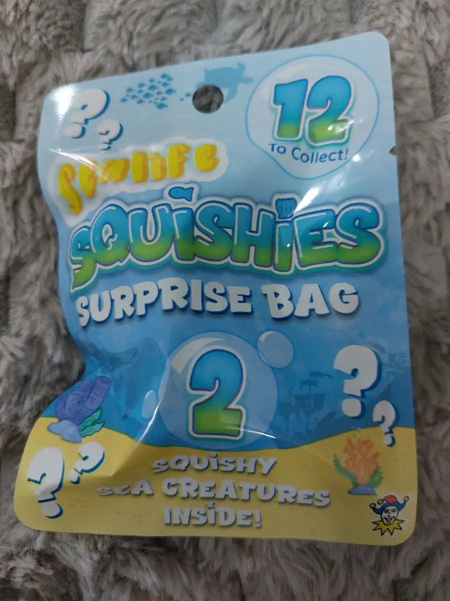 Sealife Squishies Surprise Bag 2 Inside 12 to Collect Sea Creatures NEW SEALED