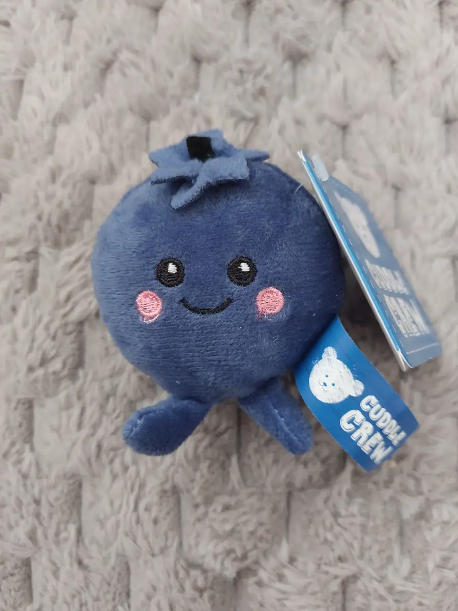 Cuddle Crew Blueberry Plush 11cm/4.5 Inch Soft Toy Brand New with Tags