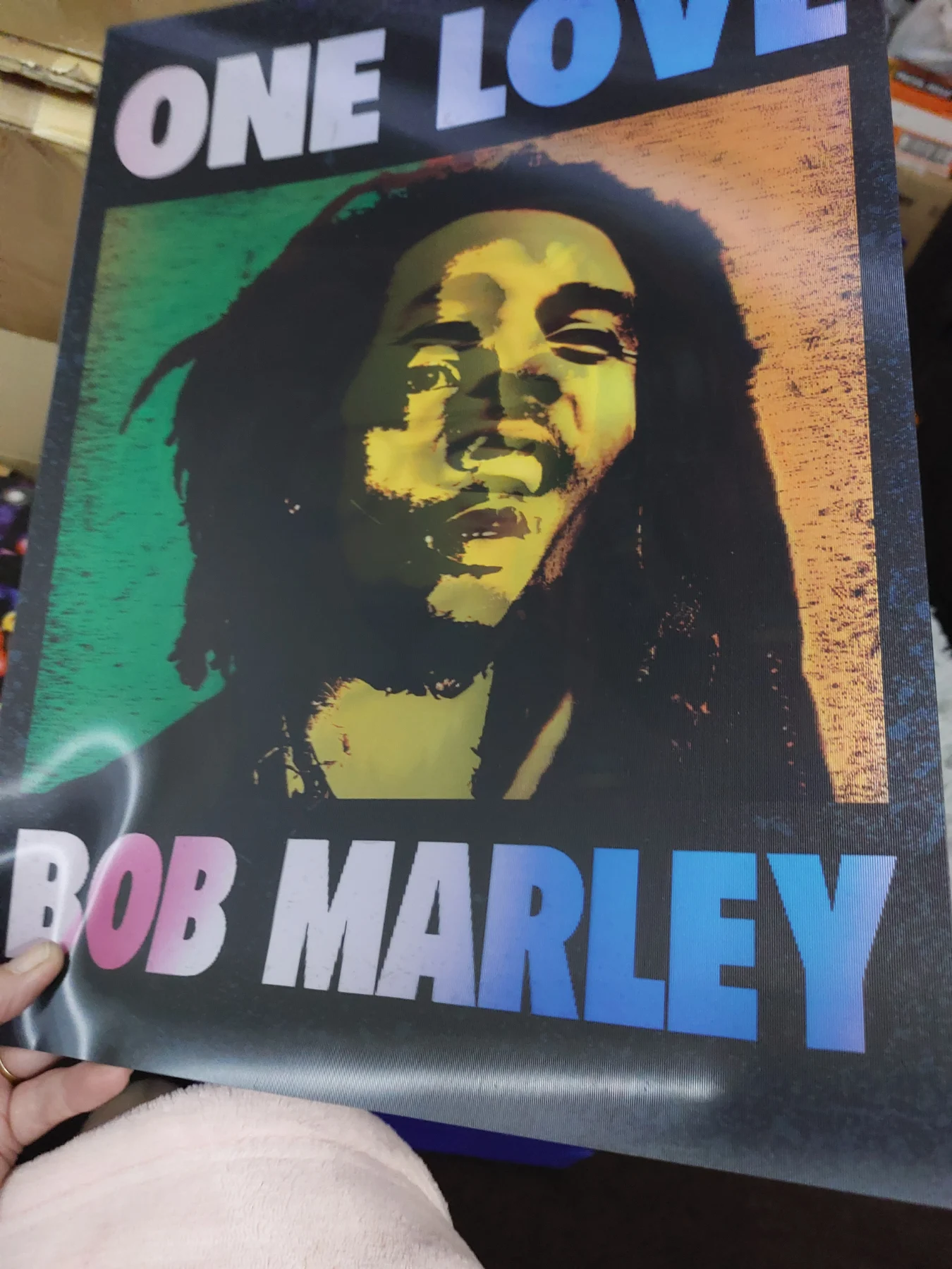 8D Bob Marley Print Wall Art Poster Home Decor Moving Print Picture