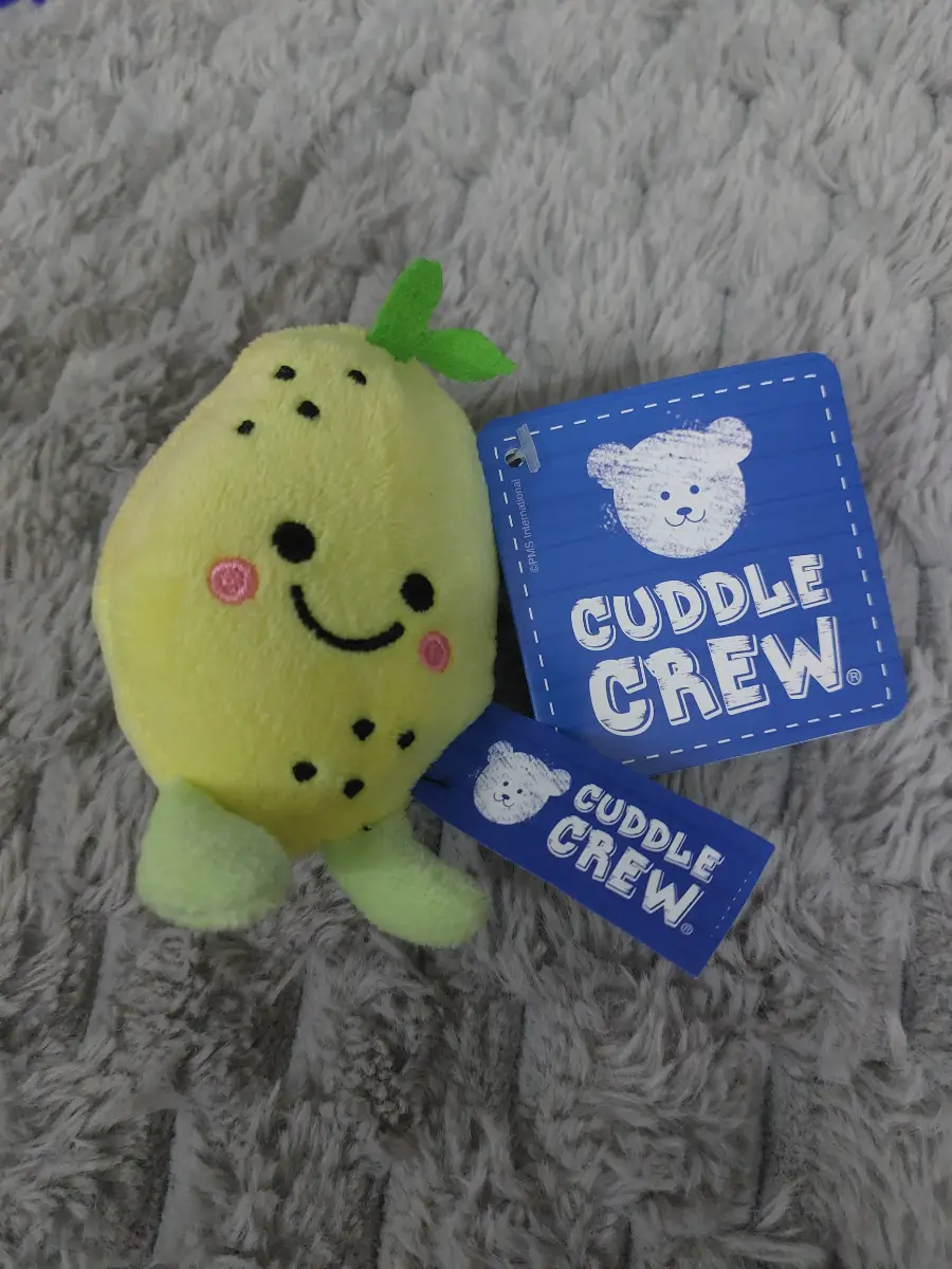 Cuddle Crew Lemon Soft Toy 10cm/4 Inch Brand New with Tags
