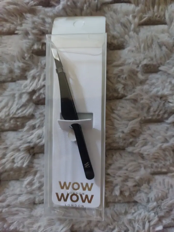 WOW London Tweezers Stainless Steel Eyebrow Tweezers for Eyebrows Nose Hair