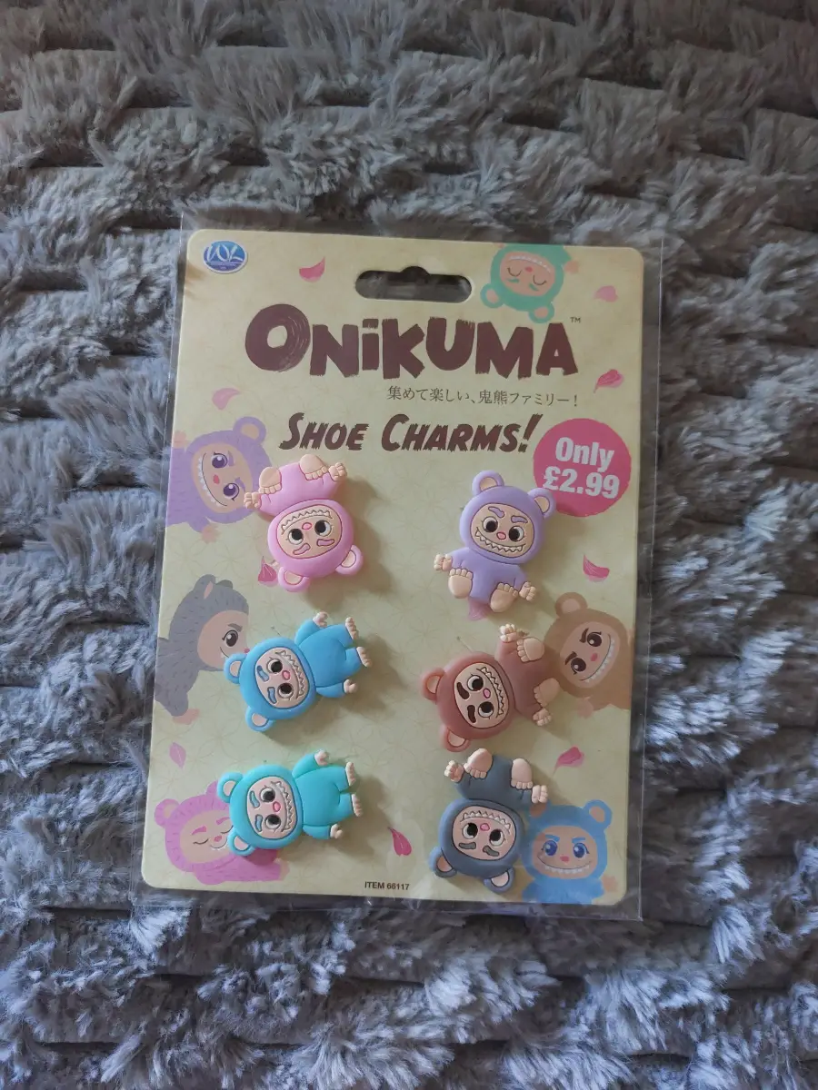 6 Onikuma Shoes Charms for Croc Clogs Accessories Cute Cartoon Shoes Decoration