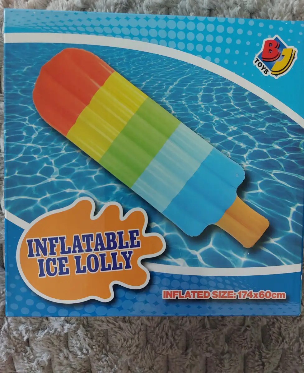 BJ Toys Inflatable Ice Lolly 174X60cm Pool Float B