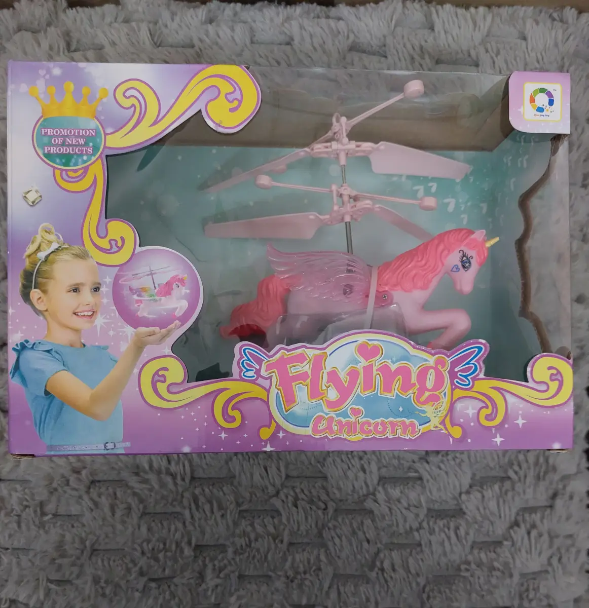 Qiao Jing Ling Flying Unicorn 2 In 1 Induction/Suspension USB Rechargeable LED