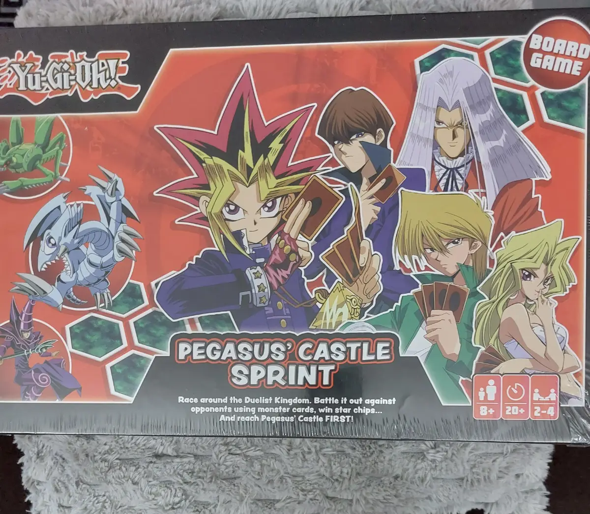 Yu-Gi-Oh Pegasus Castle Sprint Board Game Brand New Sealed