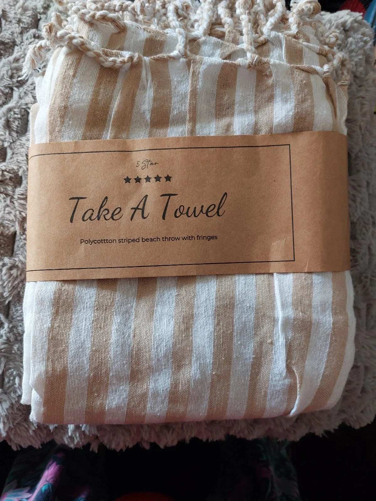 5 Star Take A Towel Mustard Beach Towel 150 cm x 200 cm New Polycotton Summer