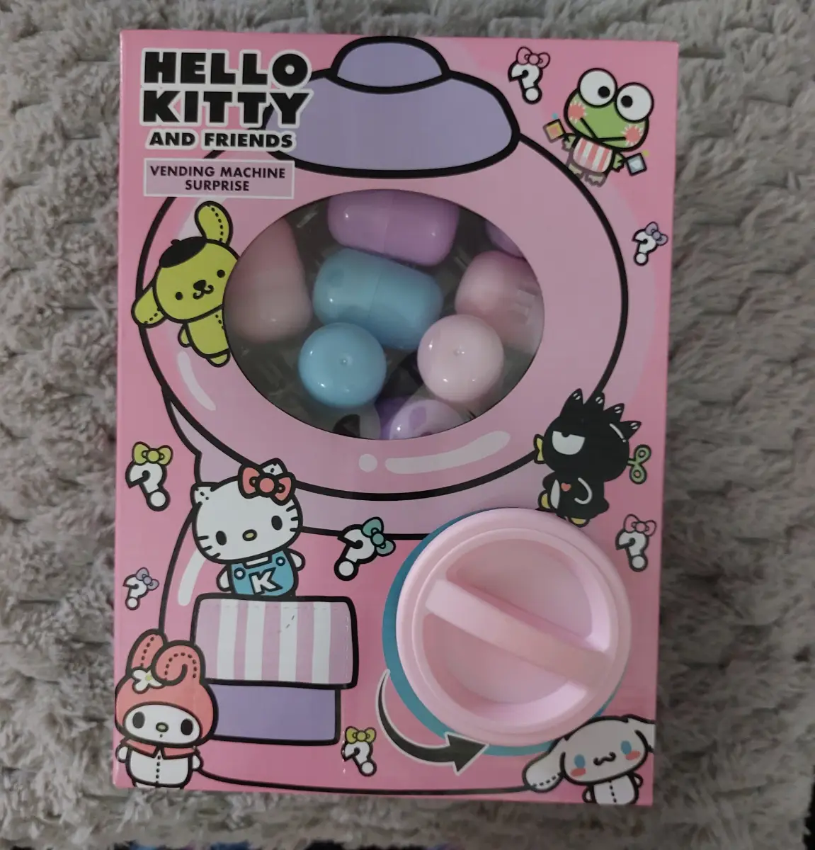 Hello Kitty & Friends Surprise Egg Vending Machine Toy Pencil Toppers New Sealed