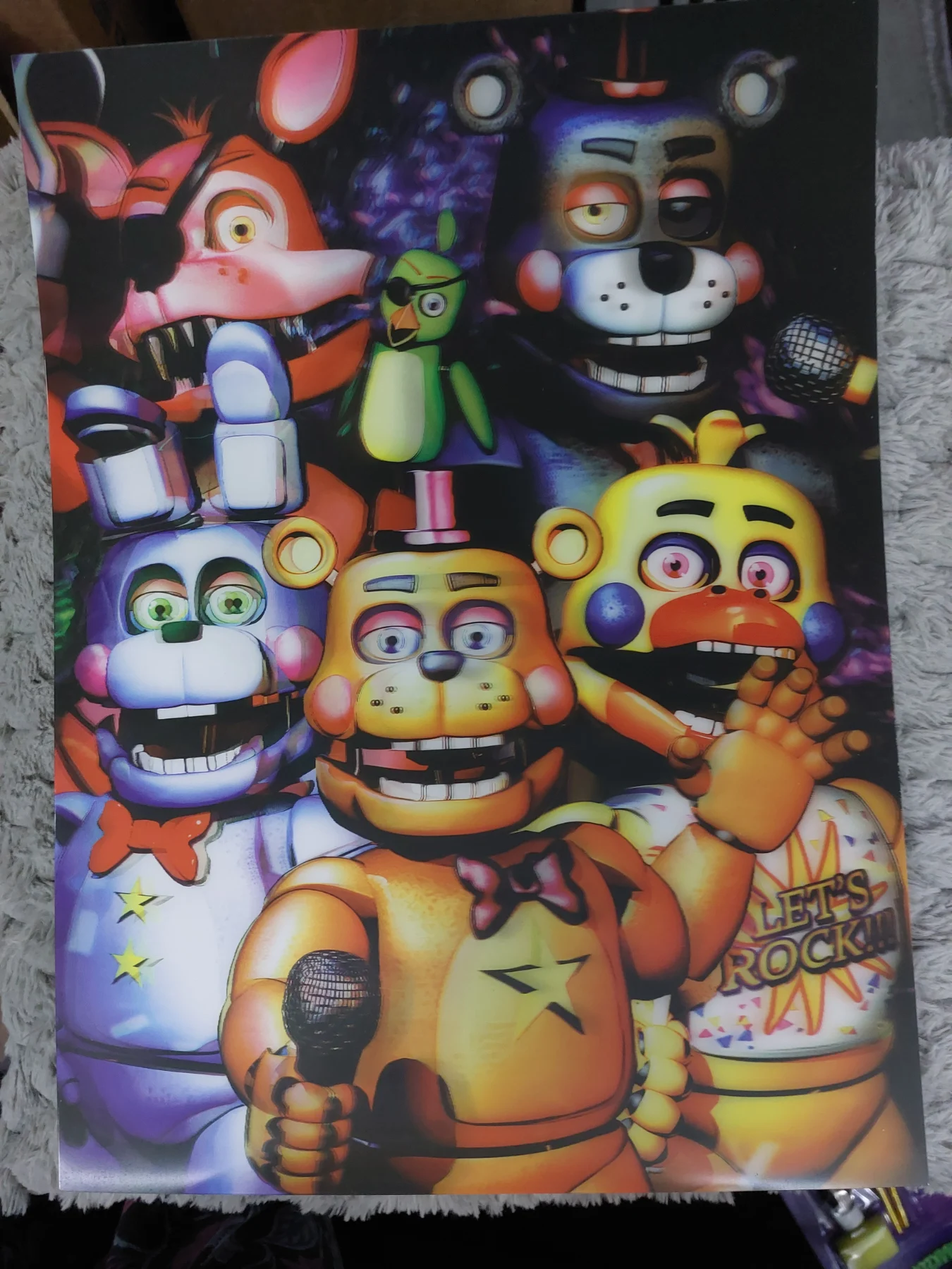 8D FNAF Five Nights At Freddy's Poster Wall Art Print Home Decor