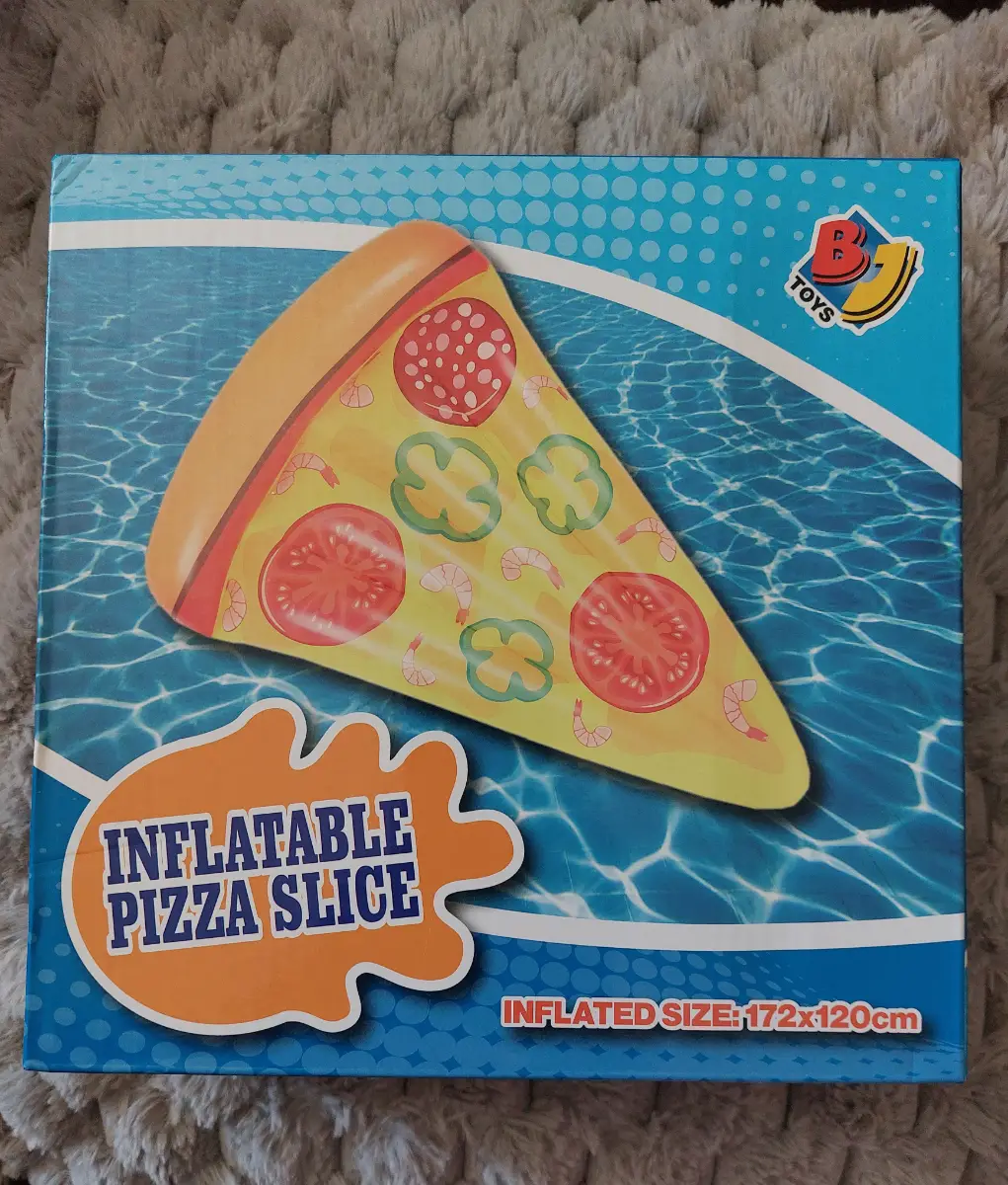 BJ Toys Inflatable Pizza Slice 170X120cm Float New Sealed in Box