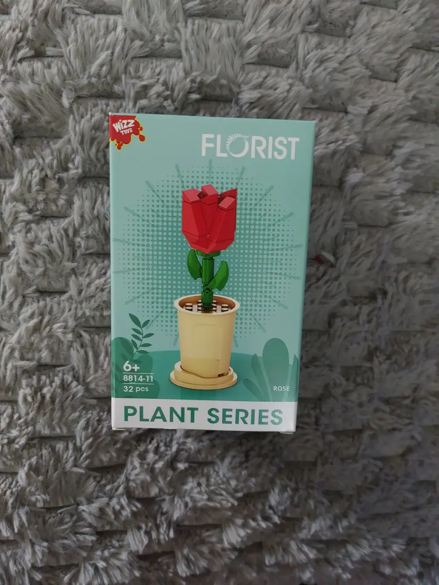 Wizz Toys Florist Rose 8814-11 32pcs Building Blocks Set New In Box Sealed