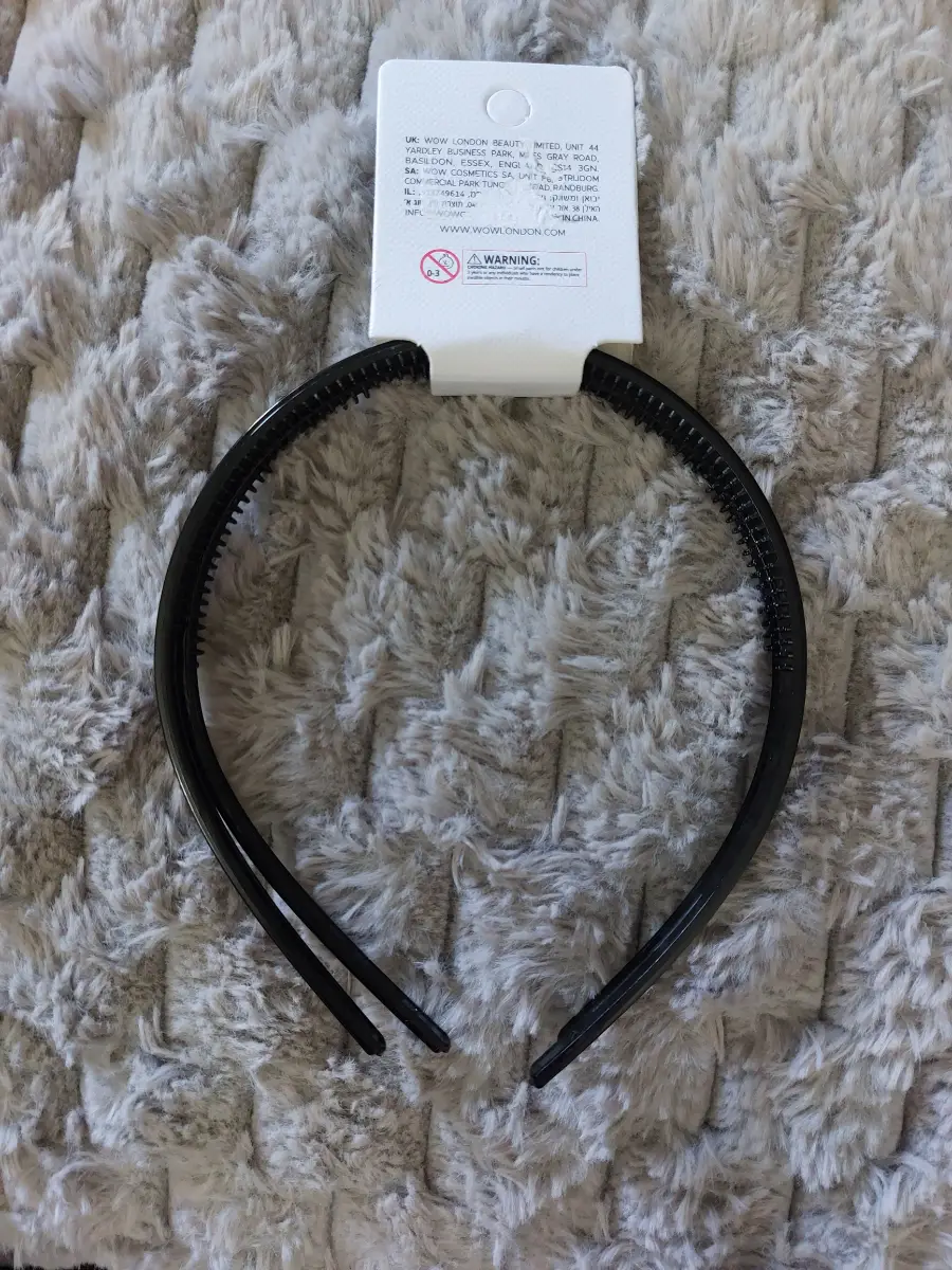2 Wow London Black Headbands Hair accessories  Brand New
